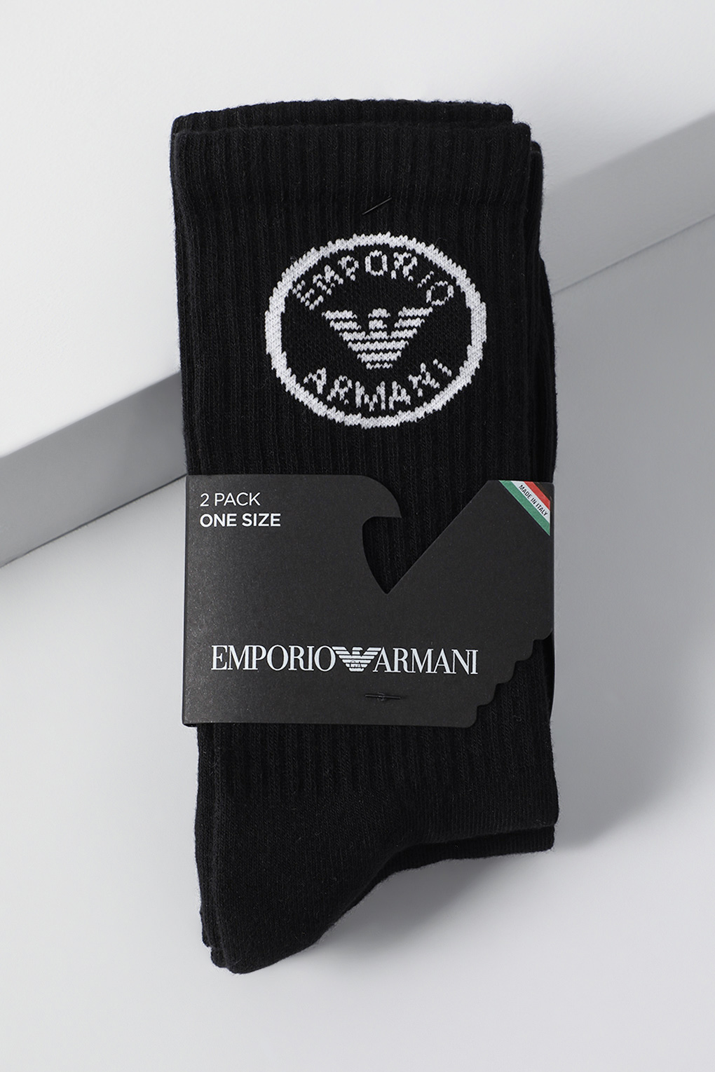 

Комплект носков мужских Emporio Armani 303122 3F300 черных, Черный, 303122 3F300