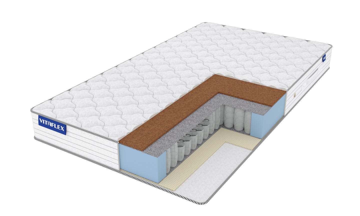 

Матрас Vitaflex Hard-Easy 140х190, Белый, Hard-Easy