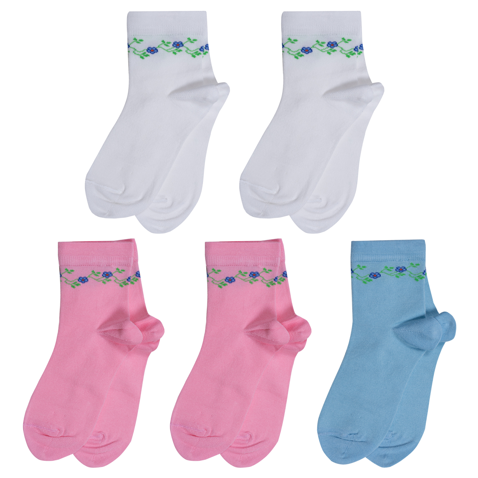 

Носки детские LorenzLine 5-Л59, белый; розовый; голубой, 14-16, 5-Л59