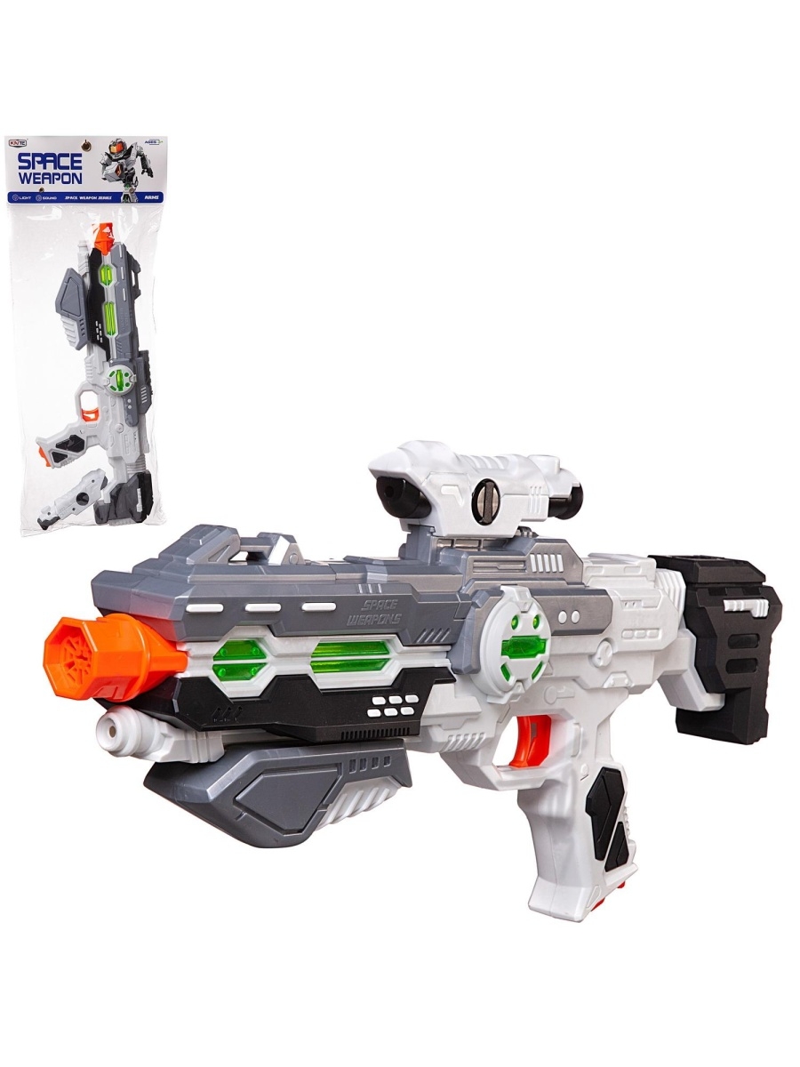 

Бластер JUN Toys Space Weapon со световыми и звуковыми эффектами, 145983-tn