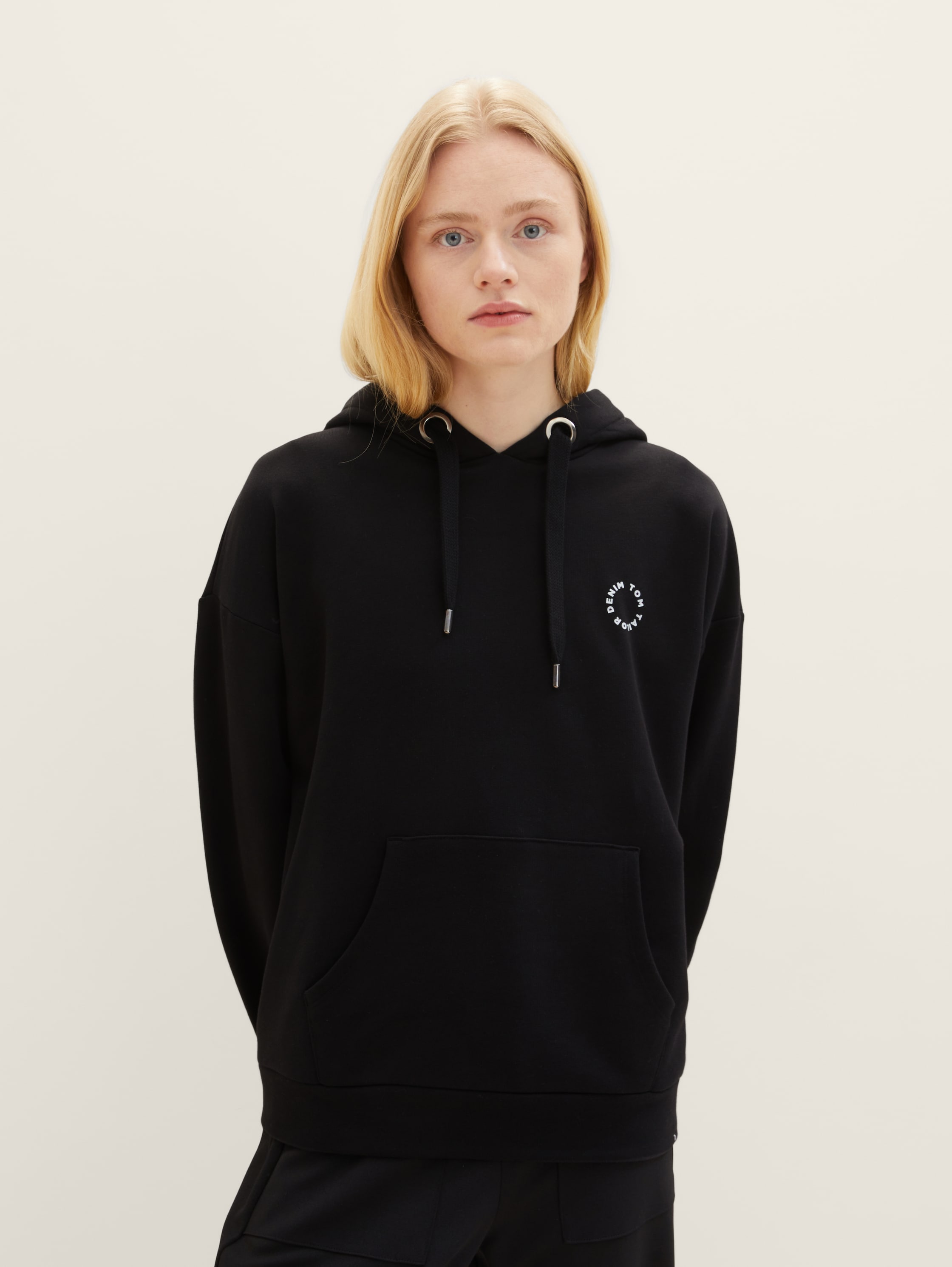 

Худи женское TOM TAILOR 1035802 серое L, 1035802