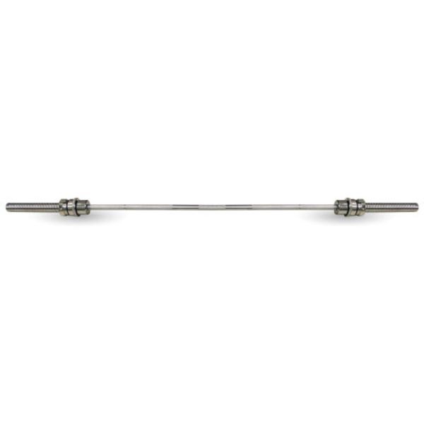

Гриф хромированный MB BARBELL MB-BarM50-2200 N, 2200мм, нагрузка до 180кг, вес 23кг, Серебристый, MB-BarM50-2200 N