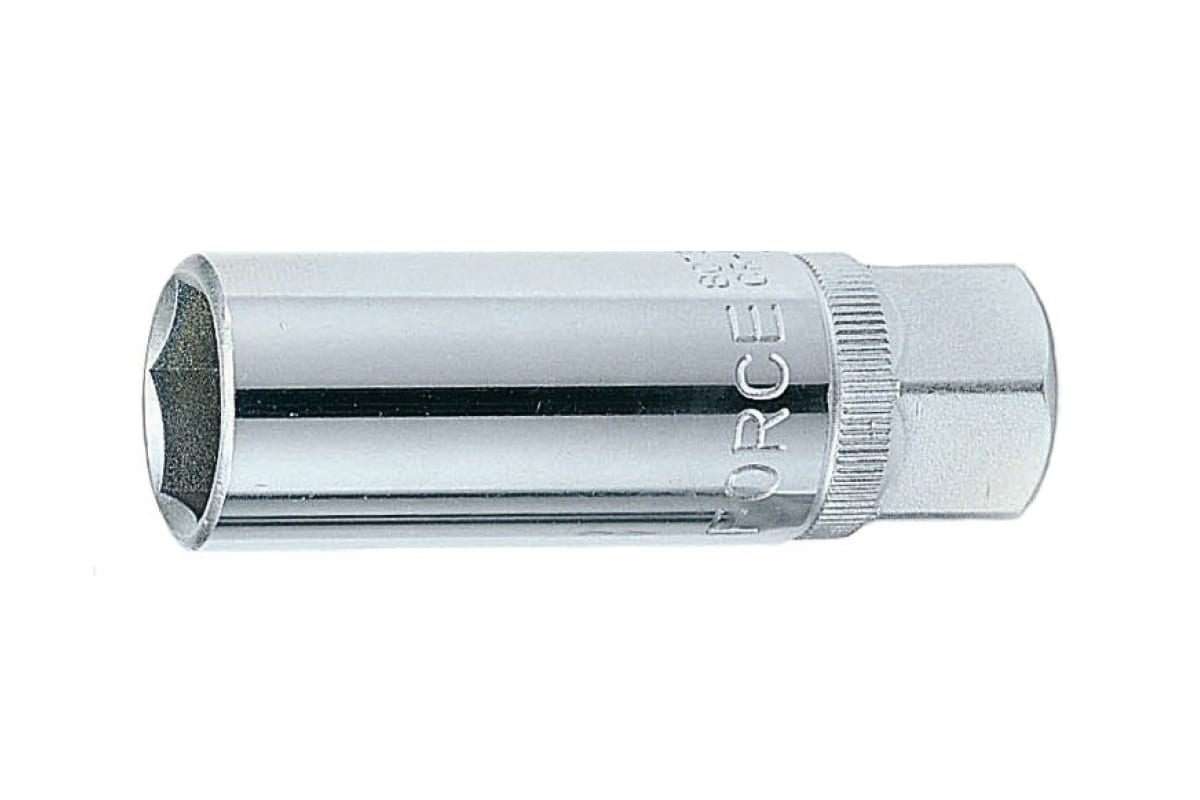 

FORCE 807316 Головка свечная 16 мм. 3/8DR L 63 мм. FORCE 807316