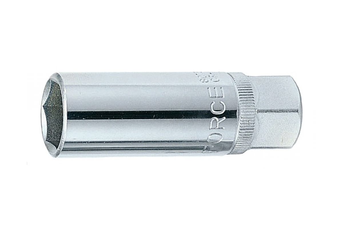 FORCE 807316 Головка свечная 16 мм. 3/8DR L 63 мм. FORCE 807316