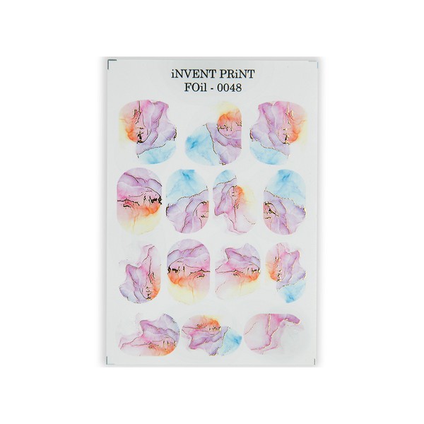 

Набор, iNVENT PRiNT, Фольгированный слайдер «Радужный дымок» №FOiL-048, 3 шт.