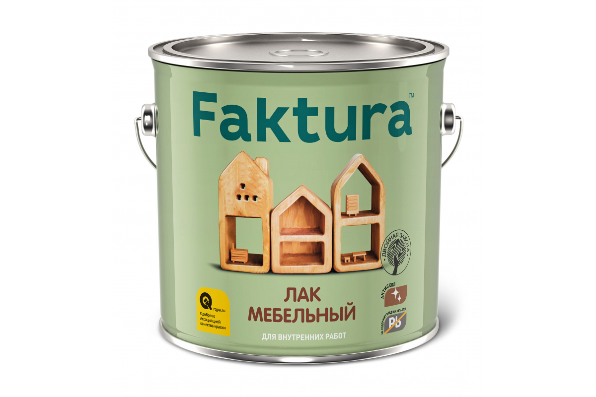 

Лак FAKTURA мебельный, ведро 2,7 л