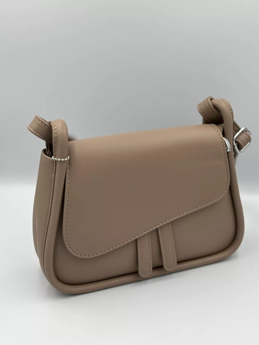 

Сумка кросс-боди женская СавУля BagBaguette светло-коричневая, Бежевый, BagBaguette