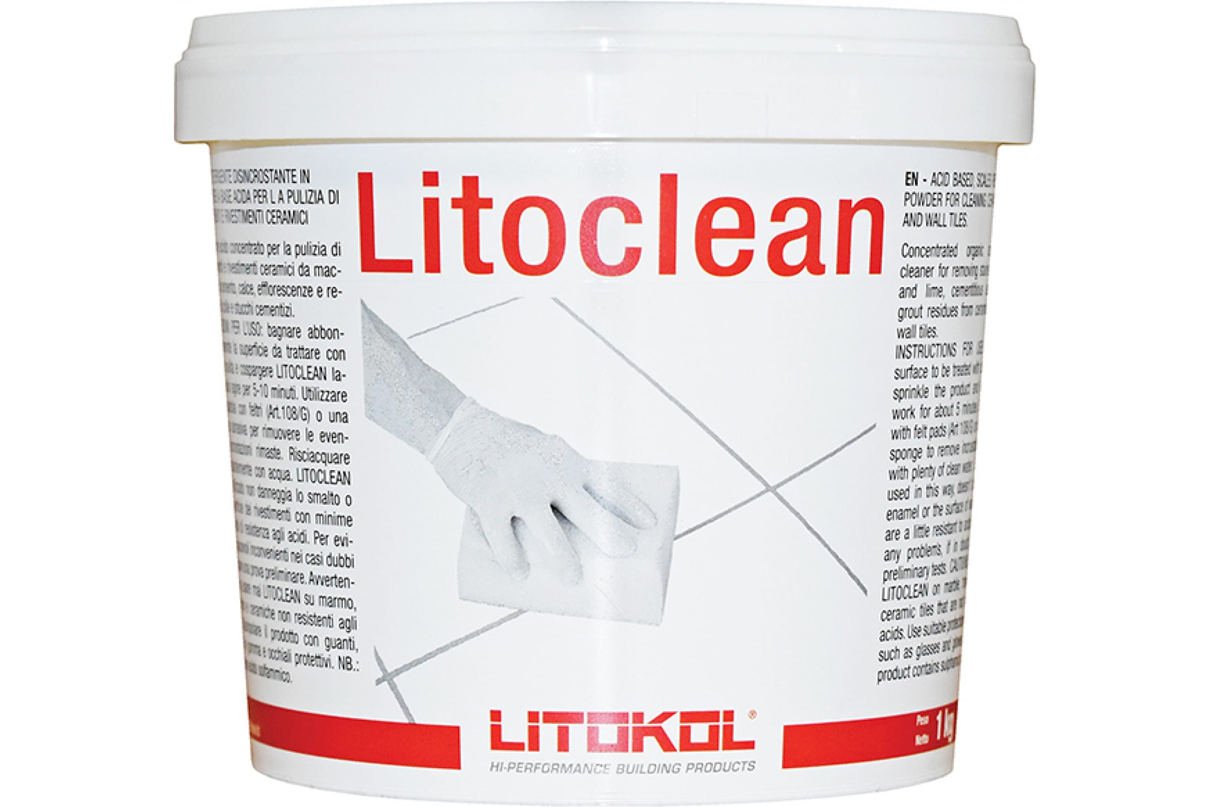 

LITOKOL LitoCLEAN-кислотный очиститель 1 kg 76090002