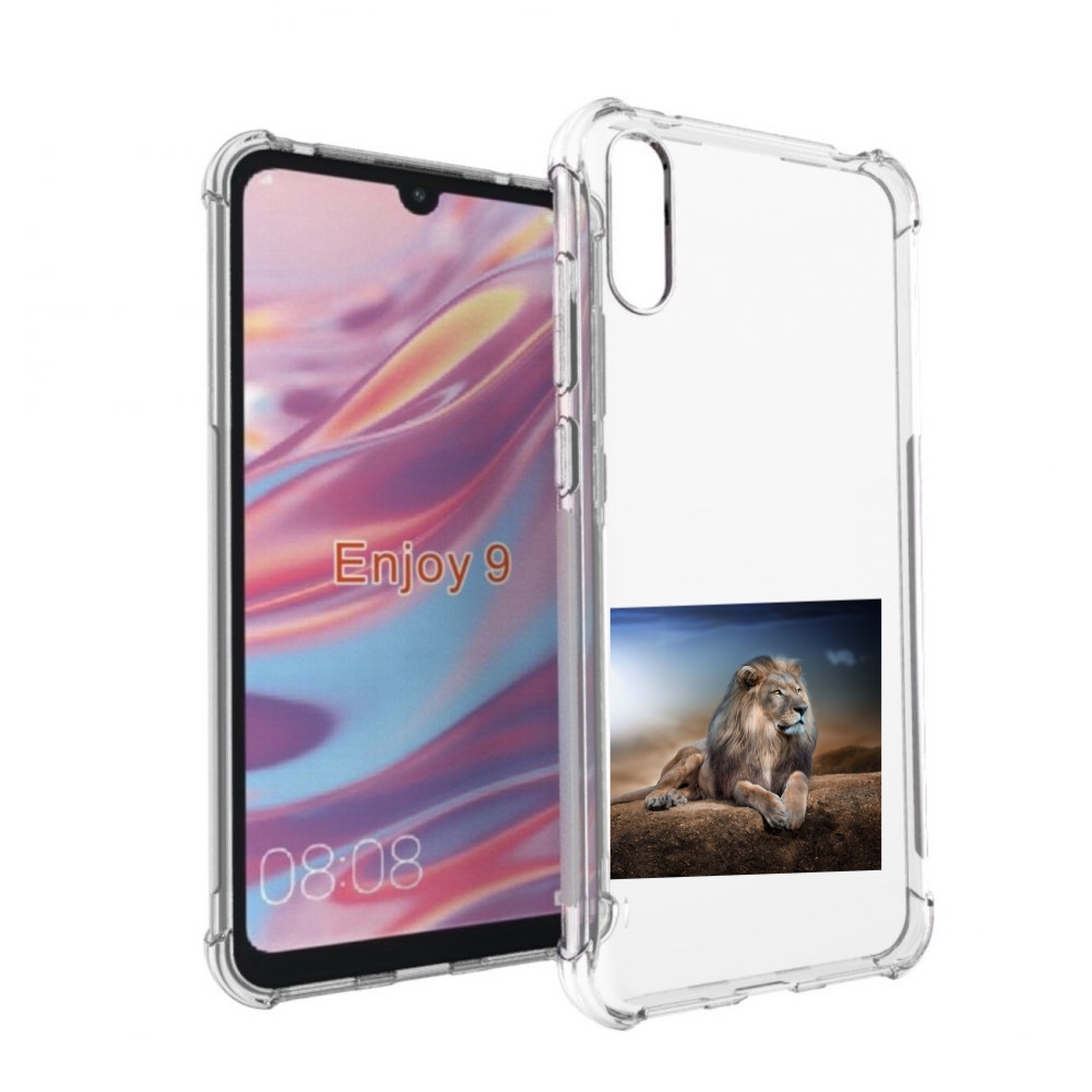 

Чехол бампер MyPads Лев-наблюдает для Huawei Enjoy 9, Прозрачный, Tocco