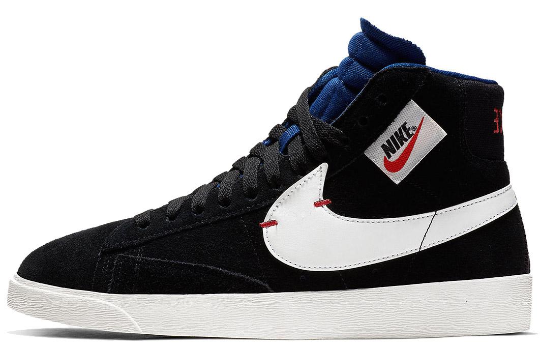 

Кеды унисекс Nike Blazer Rebel черные 38 EU, Черный, Blazer Rebel