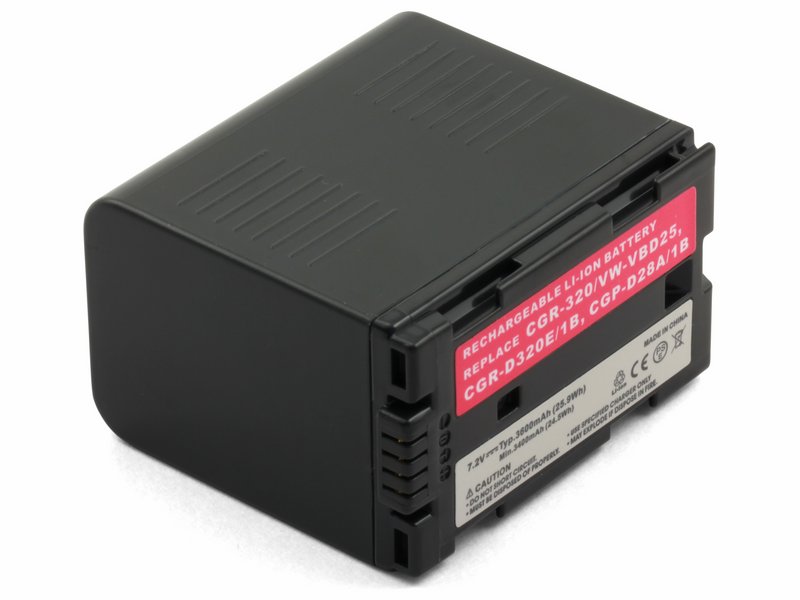 

Усиленный аккумулятор для Panasonic CGR-D28S, CGR-D320, LIP-320