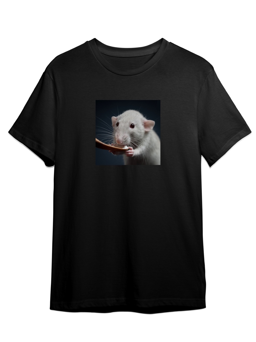 

Футболка унисекс СувенирShop Крыса/Мышь/Rat/Mouse 2 черная 2XL (52-54), Черный, "Крыса/Мышь/Rat/Mouse" 2