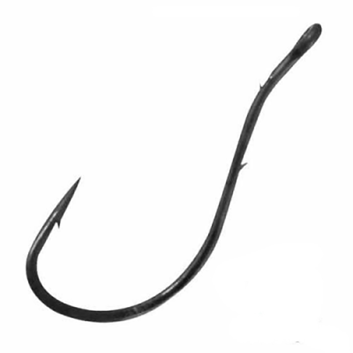 

Крючки VMC 7054BN Worm Hook Ringed №1 (10 шт/уп.), Черный, 7054BN Worm Hook Ringed