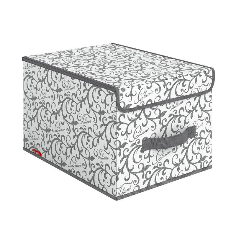 

Короб стеллажный Valiant с крышкой 30x40x25 см, BOX-LM
