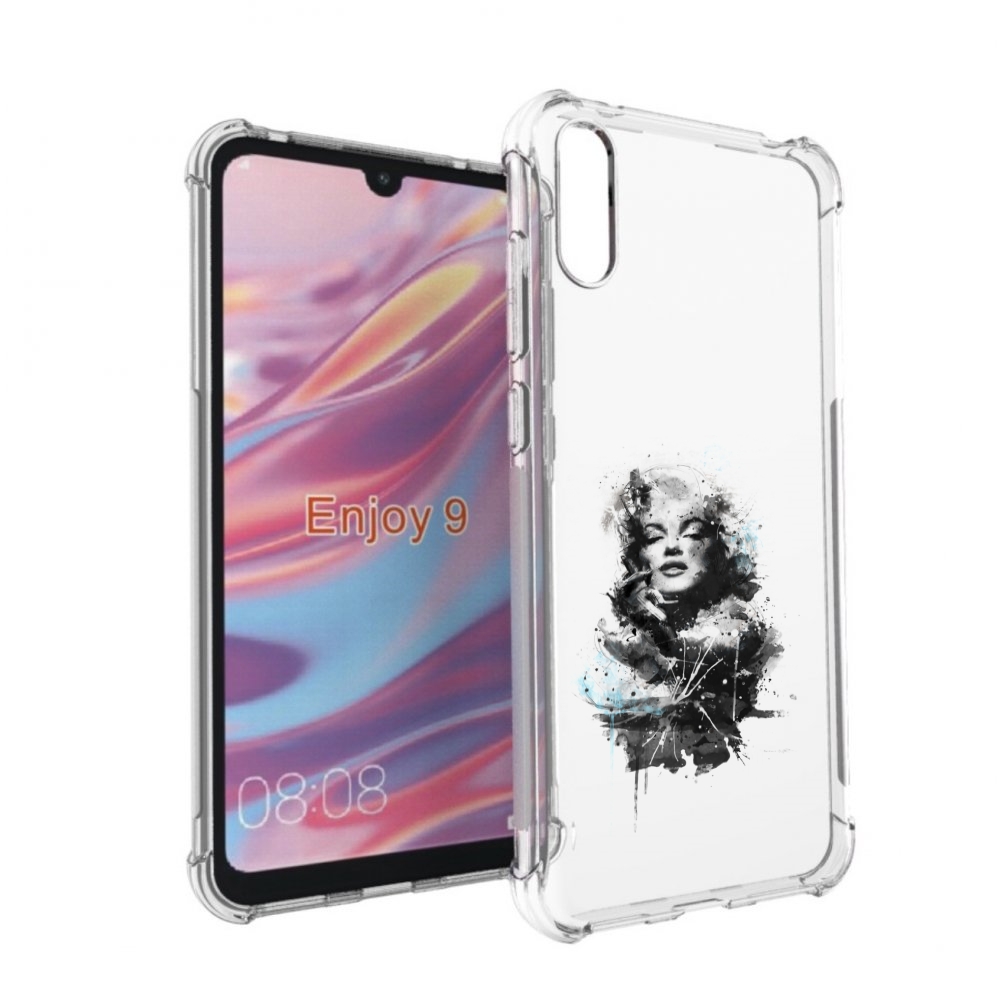 

Чехол бампер MyPads Мерлин Монро загадочная женский для Huawei E, Прозрачный, Tocco