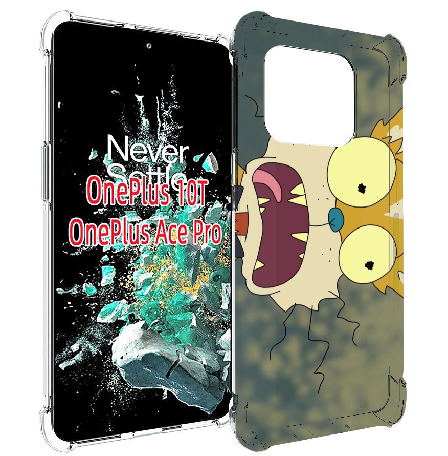 

Чехол MyPads пугливый кот для OnePlus 10T, Прозрачный, Tocco
