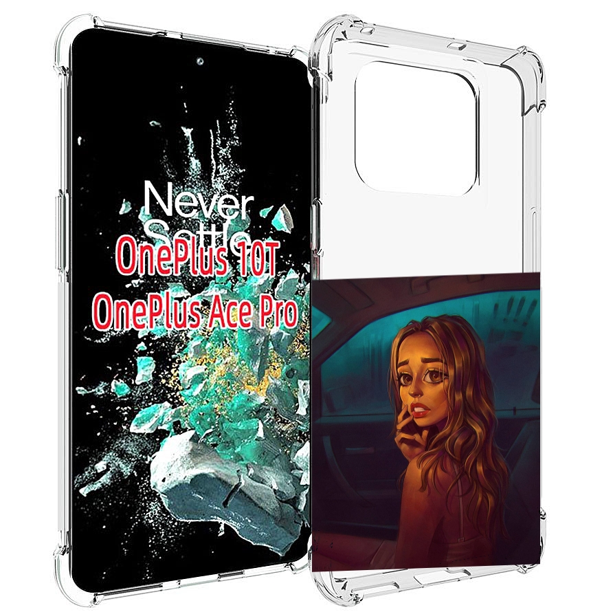 

Чехол MyPads пуп-невесты женский для OnePlus 10T, Прозрачный, Tocco