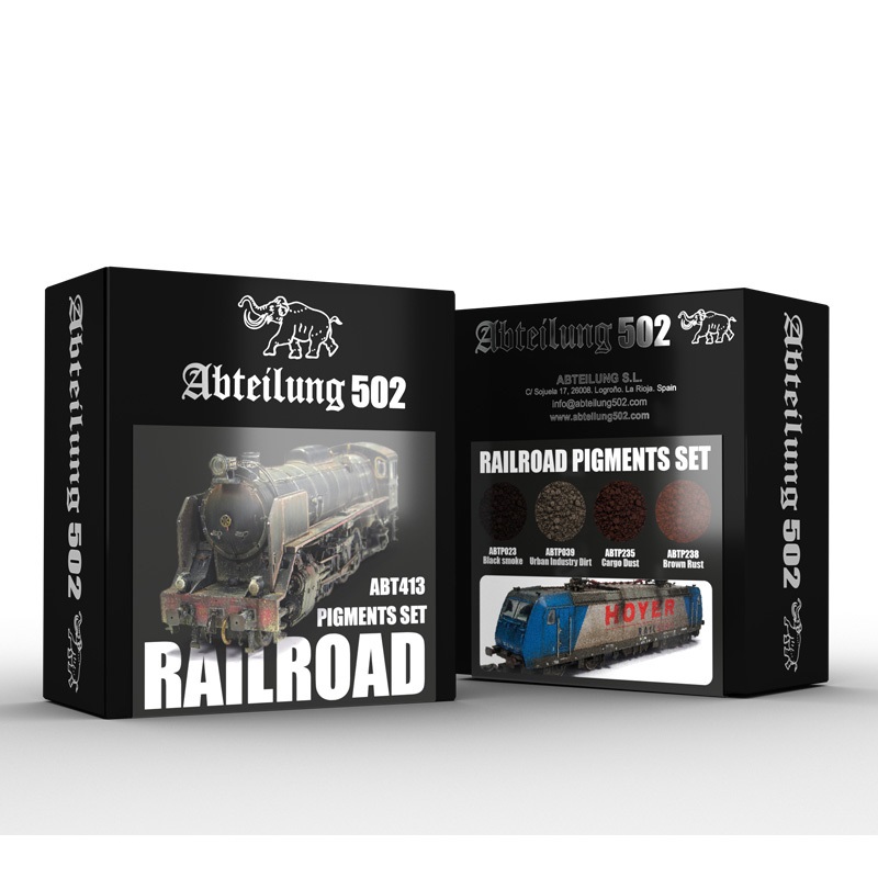 

ABT413 Набор пигментов RAILROAD PIGMENTS SET, 8436564923516