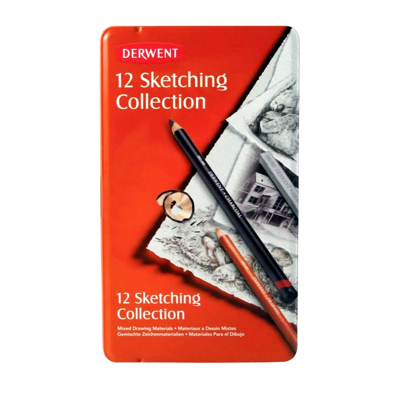 фото Набор карандашей sketching collection 12цв в метал упак derwent