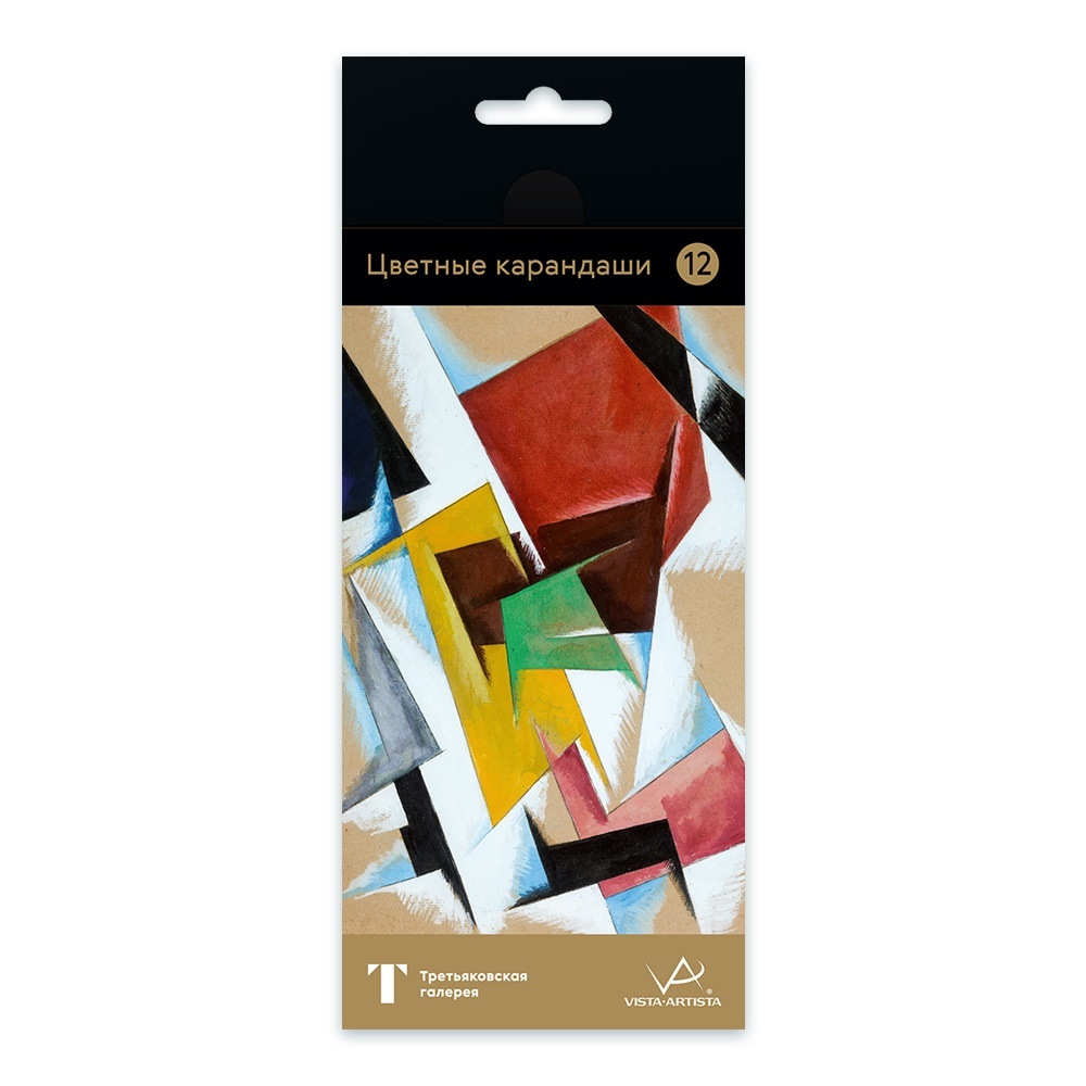 

Карандаши цветные Vista-Artista GTG-CPS-12 Fine 01 Попова 8 наборов 12 цв, Разноцветные