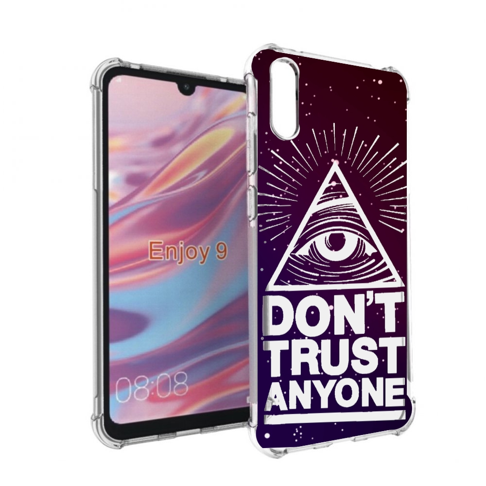 

Чехол бампер MyPads Не-доверяй для Huawei Enjoy 9, Прозрачный, Tocco