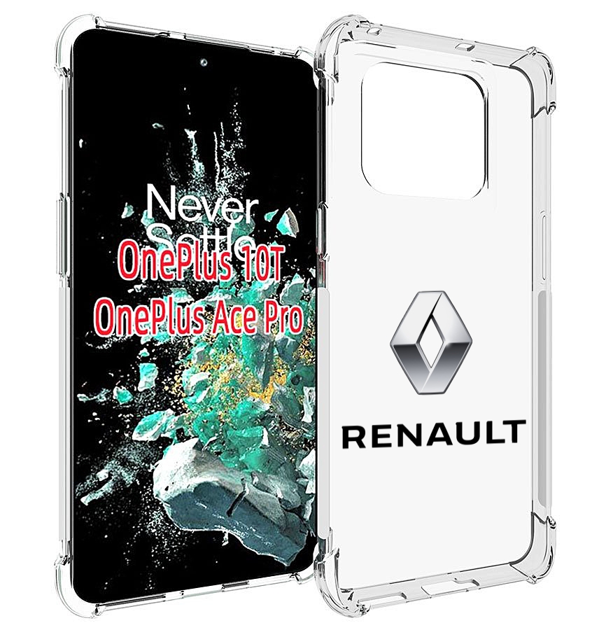 

Чехол MyPads рено-4 мужской для OnePlus 10T, Прозрачный, Tocco