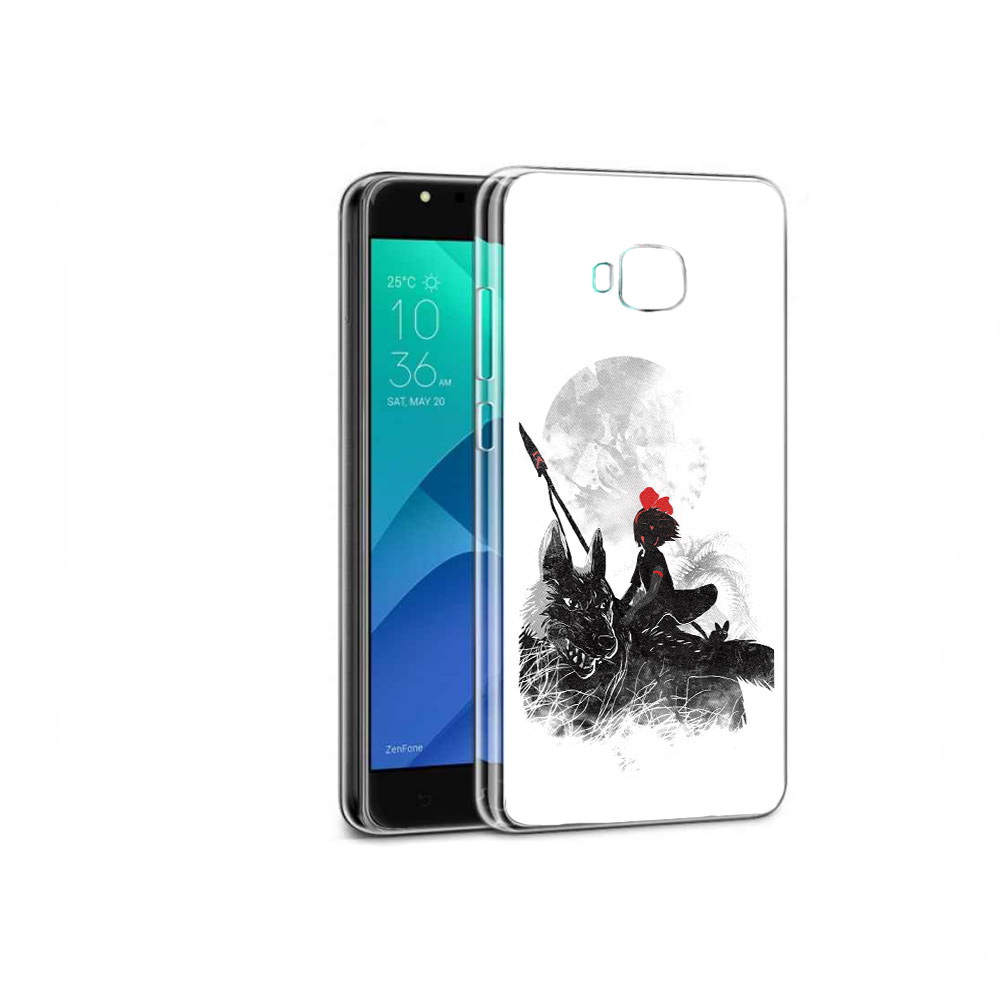 

Чехол MyPads Tocco для Asus ZenFone 4 Selfie мононоке, Прозрачный, Tocco