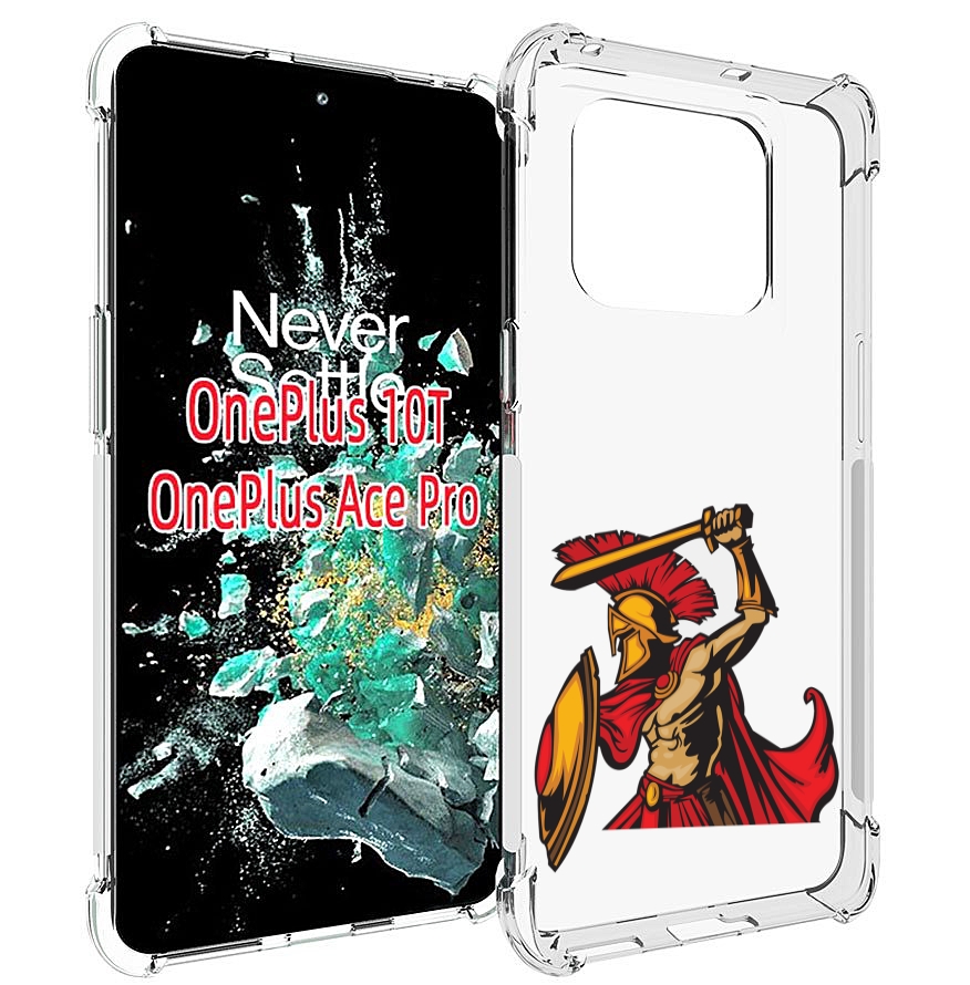 

Чехол MyPads римский-воин для OnePlus 10T, Прозрачный, Tocco