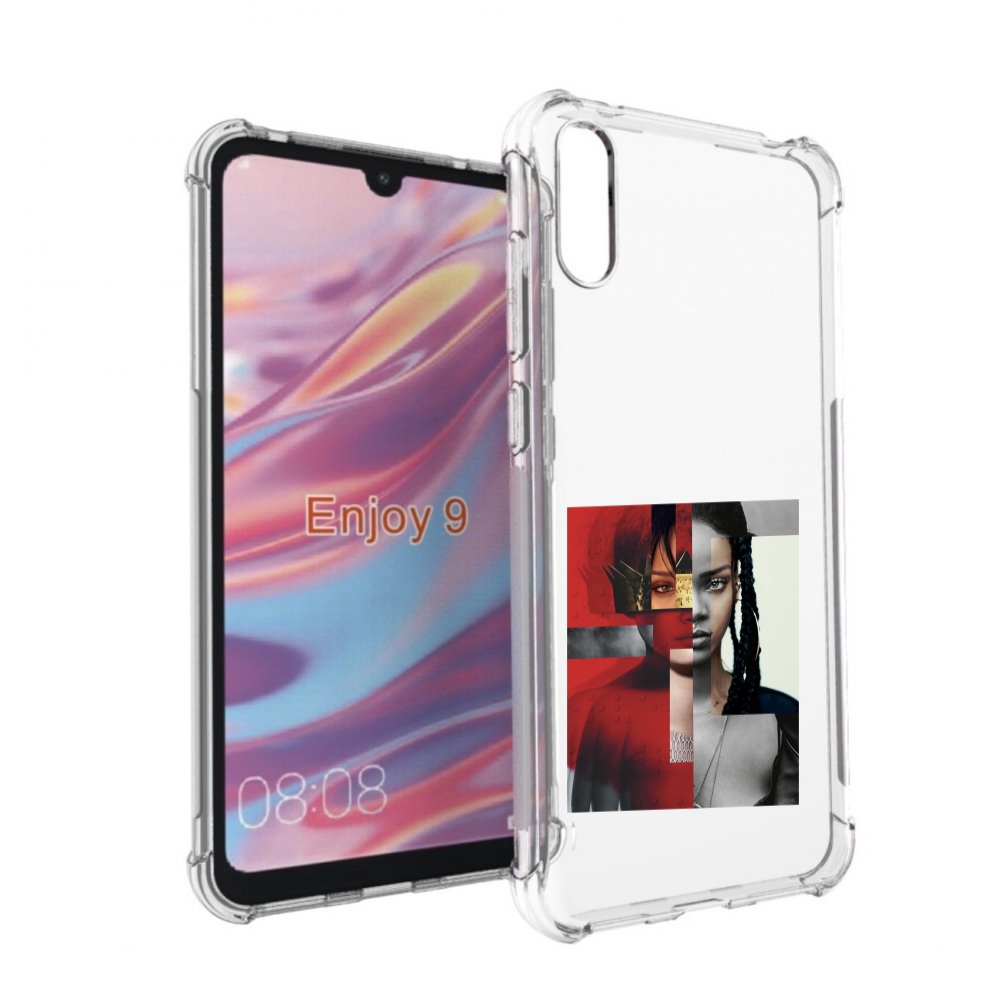 

Чехол бампер MyPads Обложка-Рианна для Huawei Enjoy 9, Прозрачный, Tocco