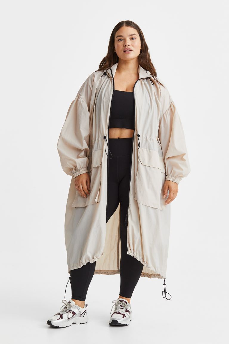 

Плащ женский H&M 1102299001 бежевый 2XL (доставка из-за рубежа), 1102299001