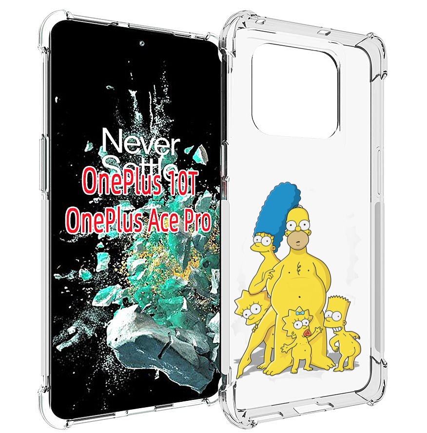 

Чехол MyPads семья-симпсонов для OnePlus 10T, Прозрачный, Tocco
