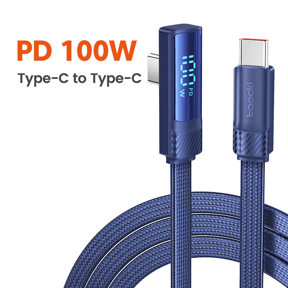 

Кабель USB Type-C-USB Type-C Toocki 1 м синий