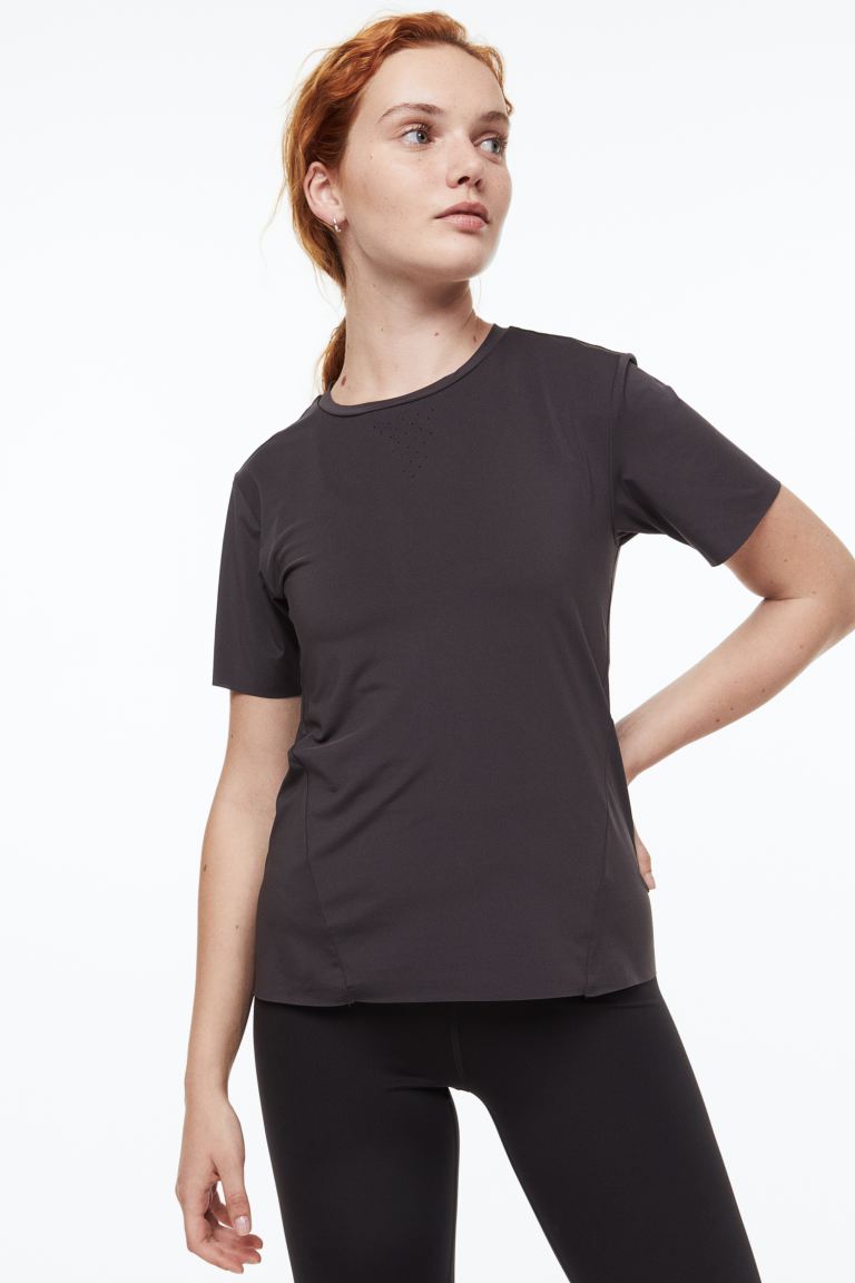 

Футболка женская H&M 1102570001 серая L, 1102570001