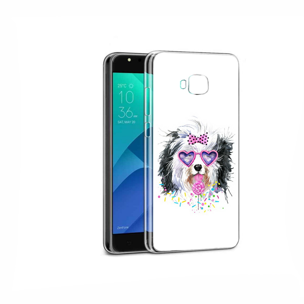 

Чехол MyPads Tocco для Asus ZenFone 4 Selfie пушистик, Прозрачный, Tocco