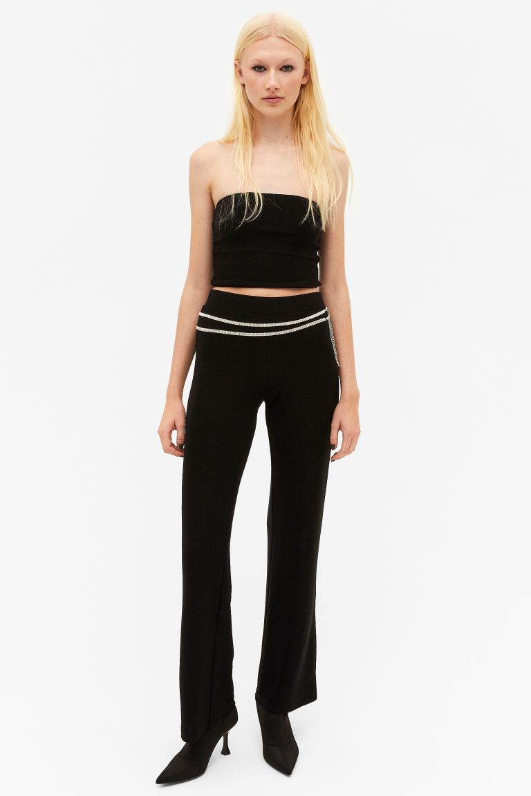 

Брюки женские Monki 1102874002 черные 2XS (доставка из-за рубежа), 1102874002
