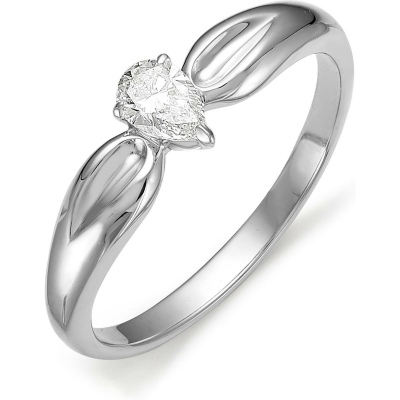 

Кольцо с 1 фианитом из серебра р. 18,5 Алкор серебро 01-0314_00КЦ-00, 01-0314_00КЦ-00