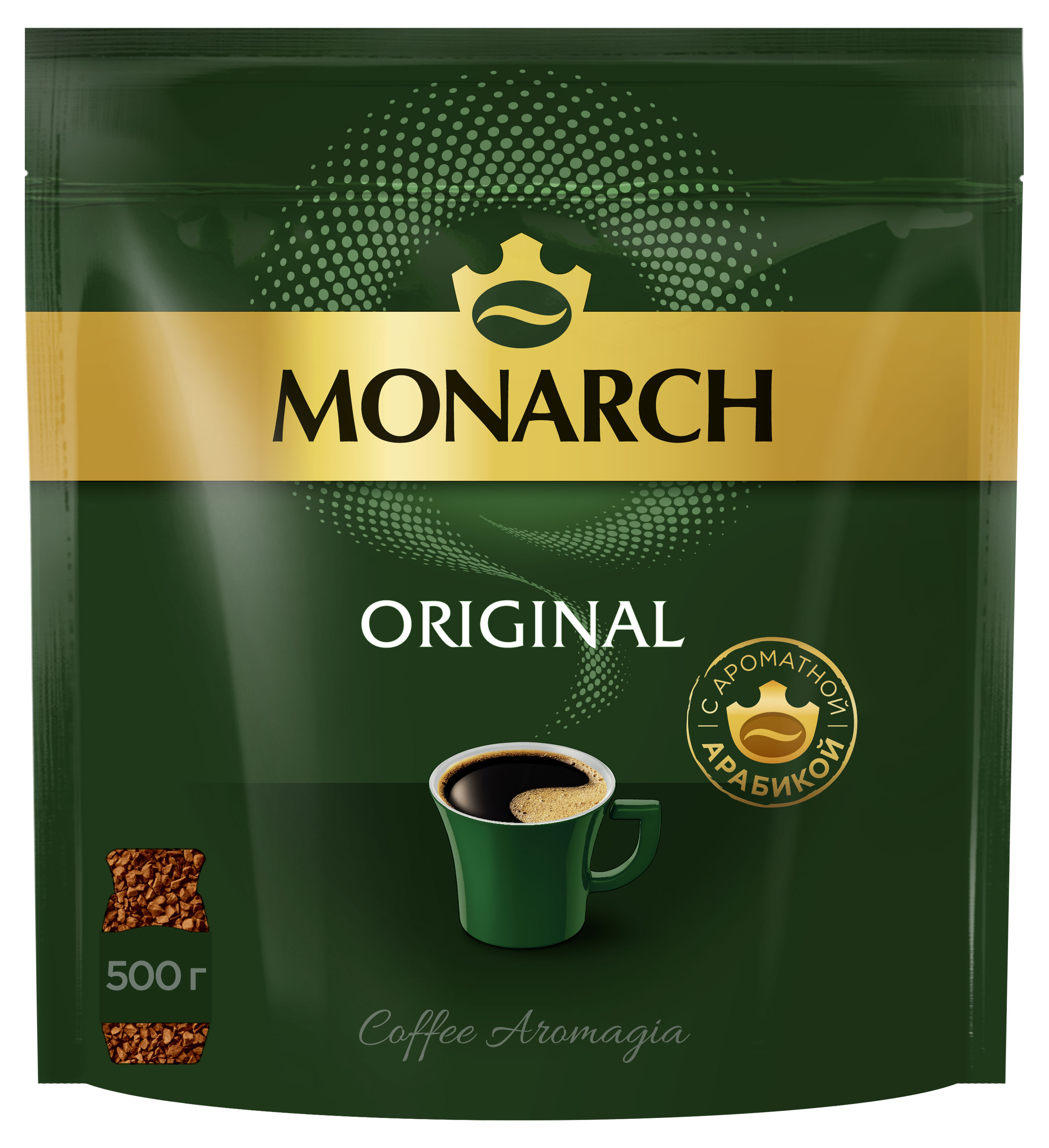

Кофе растворимый Monarch Original сублимированный, 500 г, Monarch