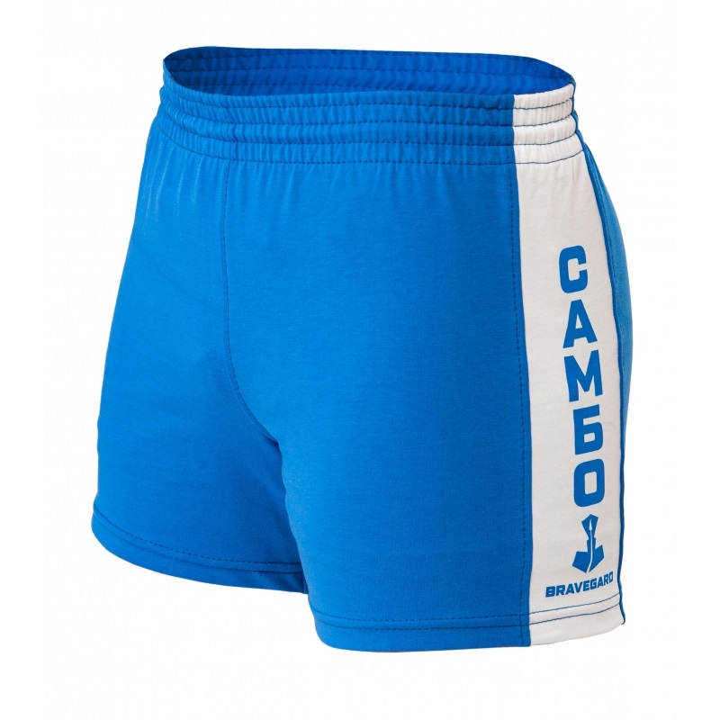 Шорты для самбо ВФС BRAVEGARD Ascend, размер 46, цвет Синий