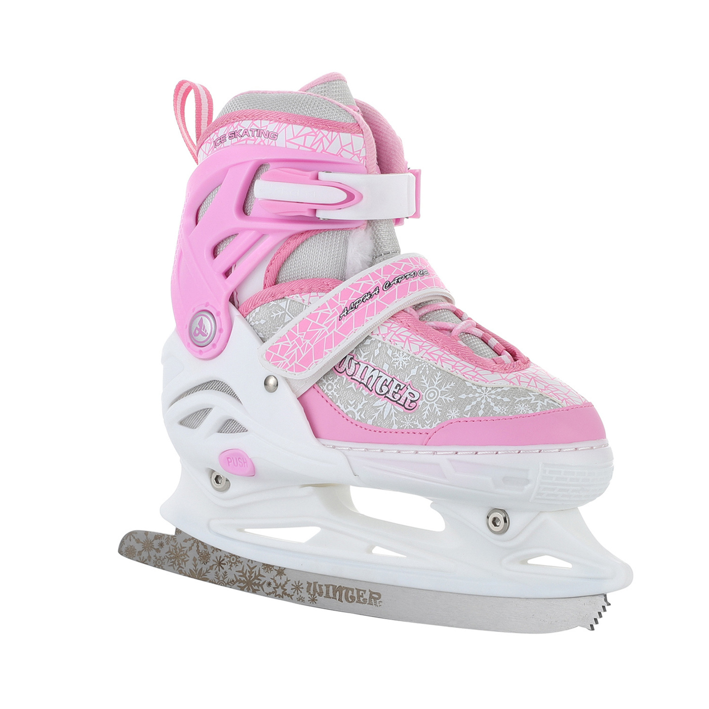 фото Раздвижные коньки winter pink (размер : s 31-34) alpha caprice
