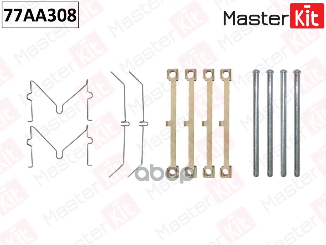 Комплект Установочный Тормозных Колодок Toyota Land Cruiser 01-98- 77aa308 MasterKit арт.