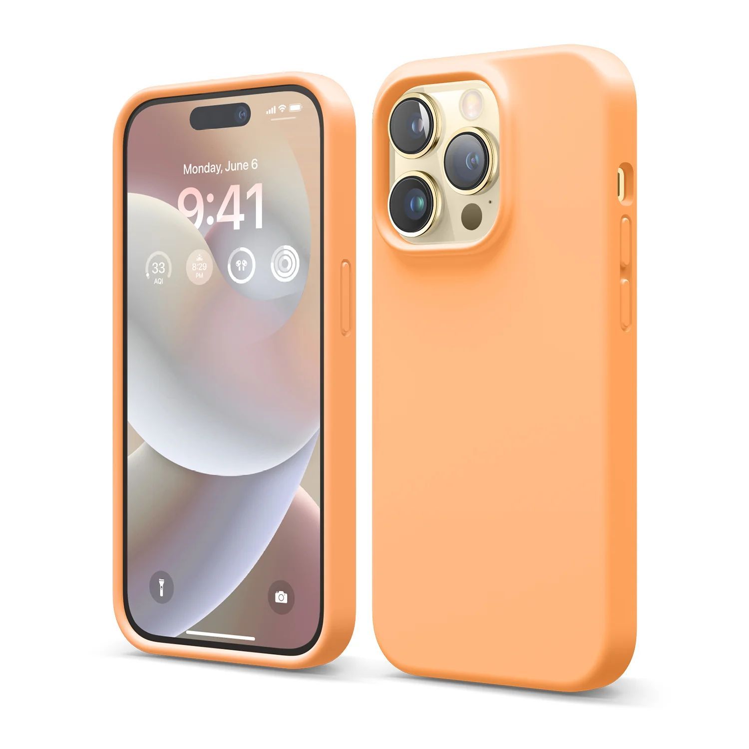

Чехол силиконовый для Apple iPhone 12 mini оранжевый