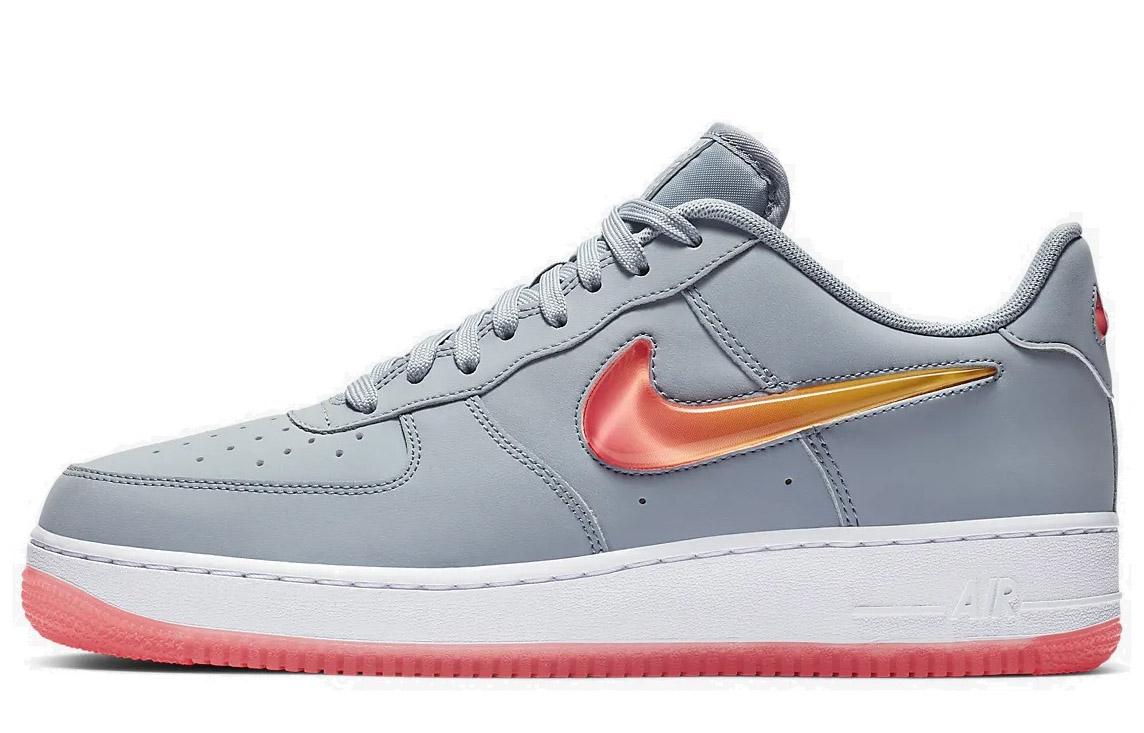 

Кеды унисекс Nike Air Force 1 Low Jewel swoosh серые 40 EU, Серый, Air Force 1 Low Jewel swoosh