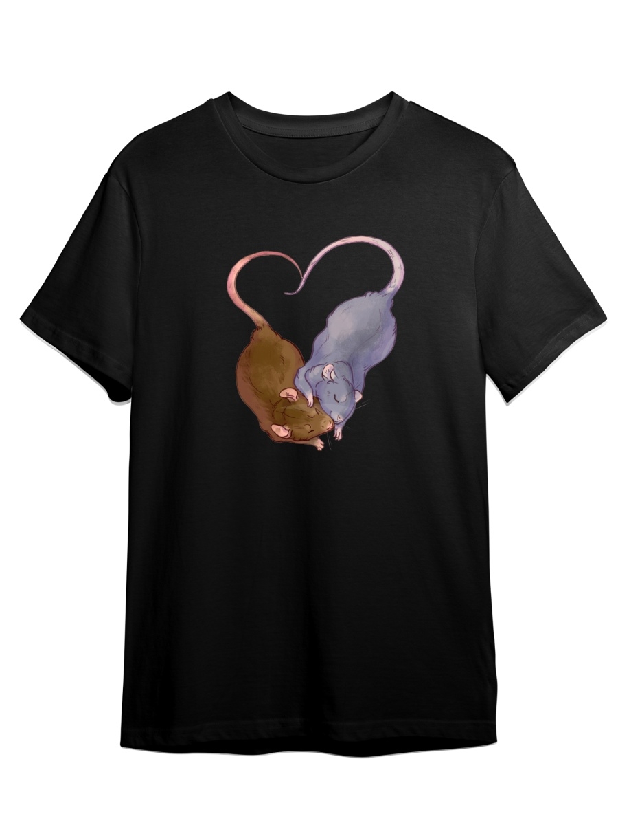 

Футболка унисекс СувенирShop Крыса/Мышь/Rat/Mouse 4 черная 2XL (52-54), Черный, "Крыса/Мышь/Rat/Mouse" 4