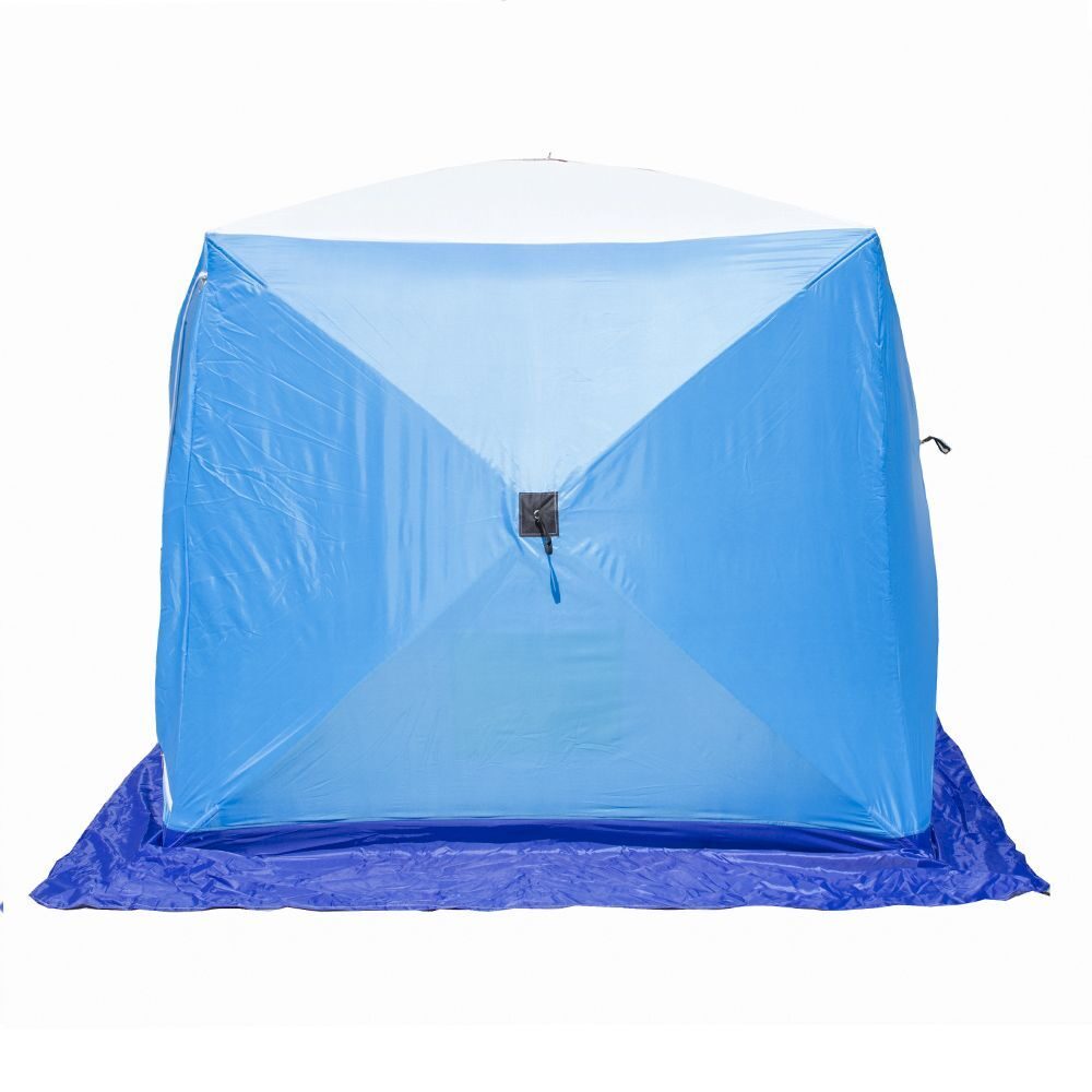 фото Палатка зимняя полуавтоматическая стэк куб 2 long трехслойная дышащая (180х210х175 см)