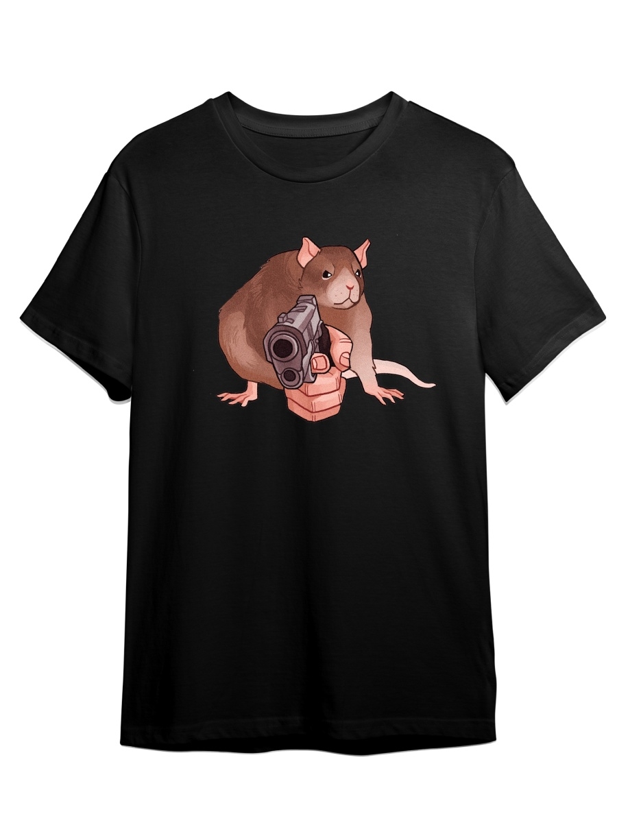 

Футболка унисекс СувенирShop Крыса/Мышь/Rat/Mouse 5 черная M (46-48), Черный, "Крыса/Мышь/Rat/Mouse" 5