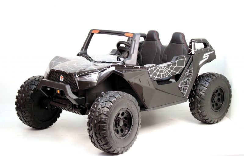 

Детский электромобиль RIVERTOYS A707AA 4WD черный Spider