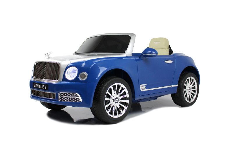 

Детский электромобиль Bentley Mulsanne (JE1006) сине-белый
