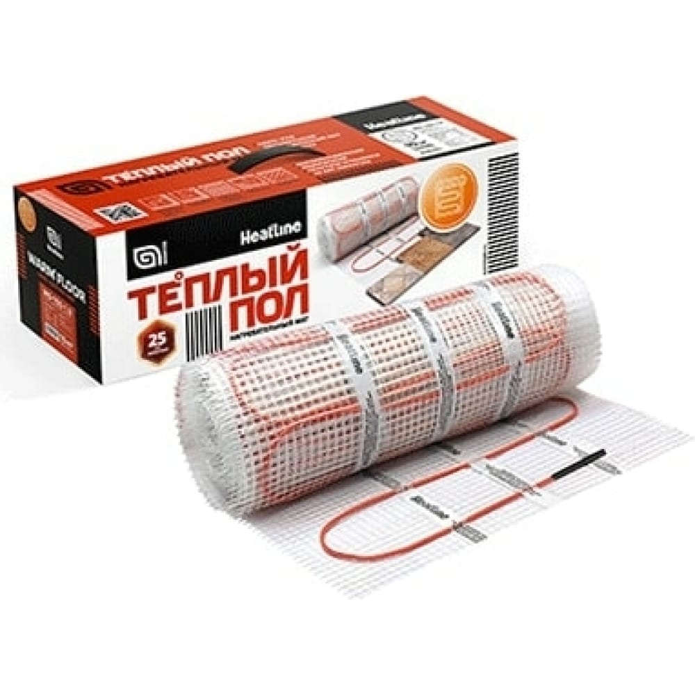 

Сверхтонкий теплый пол Heatline 225 Вт, 1.5 м2 HL-225-1.5, HL