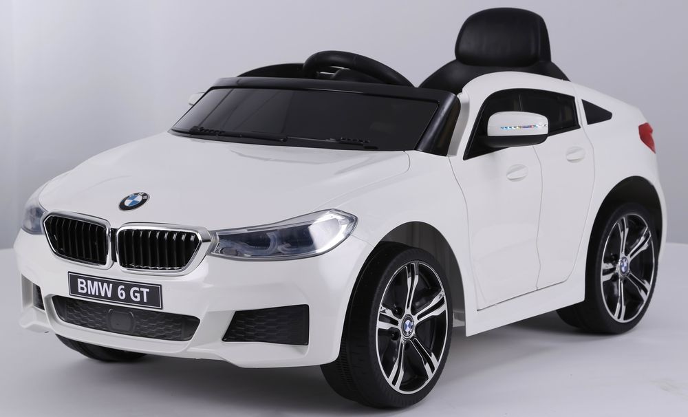 

Детский электромобиль RIVERTOYS BMW6 GT (JJ2164) белый