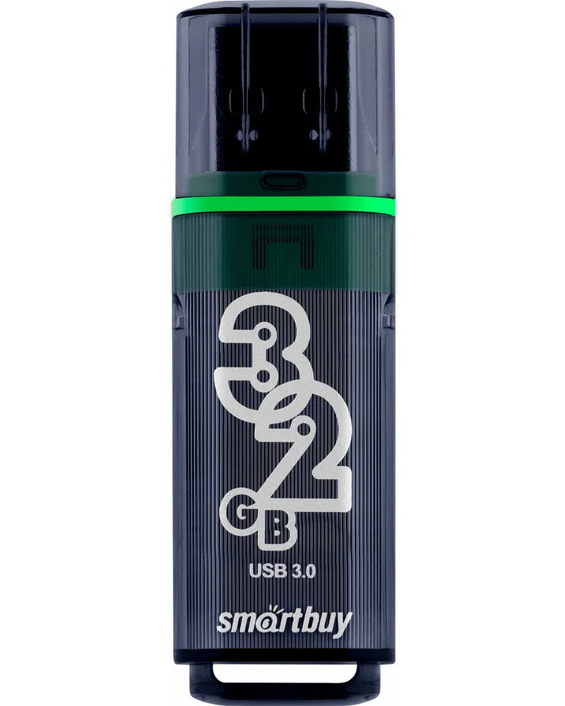

Флешка SmartBuy Glossy 32 ГБ зеленый (sb32gbgs-d), Glossy